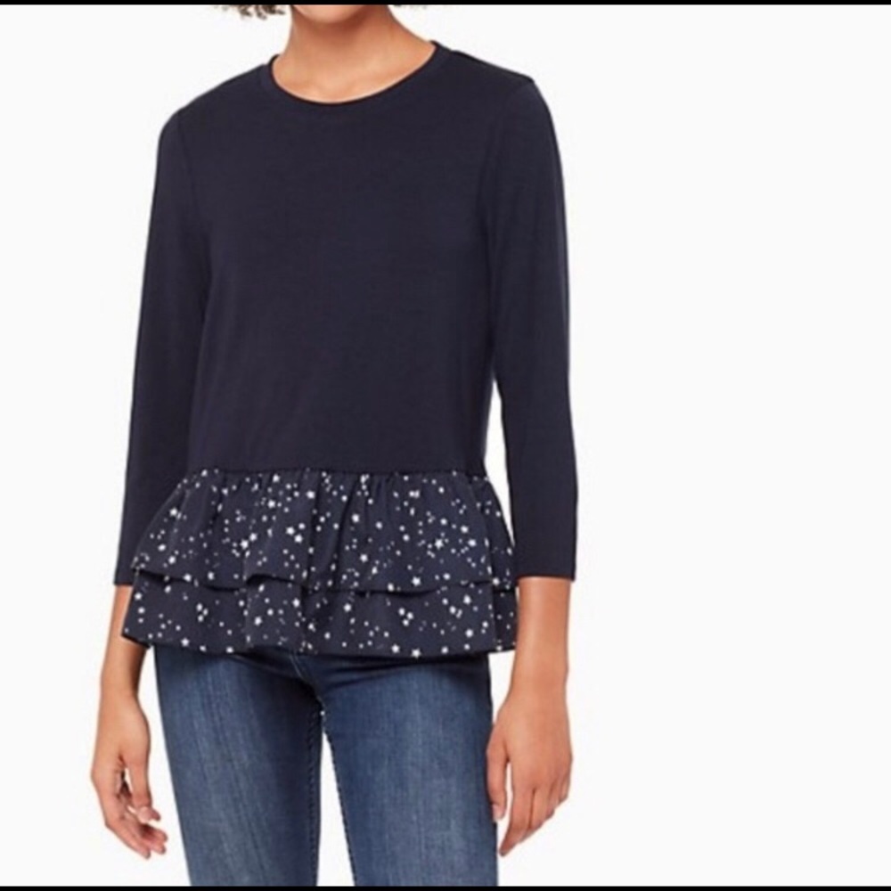 Kate Spade Ruffle Tiered Top
